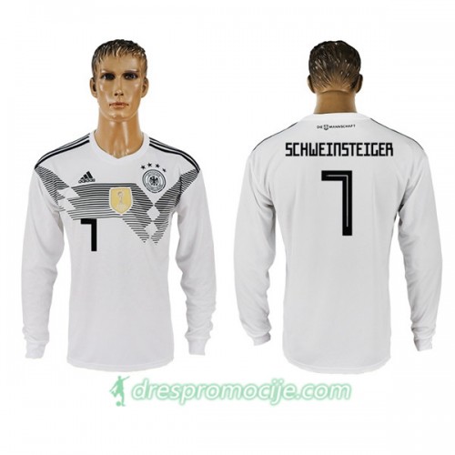 Njemačka Dres Schweinsteiger 7 Domaći Svjetsko prvenstvo 2018 Dugim Rukavima Njemačka Dres Schweinsteiger 7 Domaći Svjetsko prvenstvo 2018 Dugim Rukavima